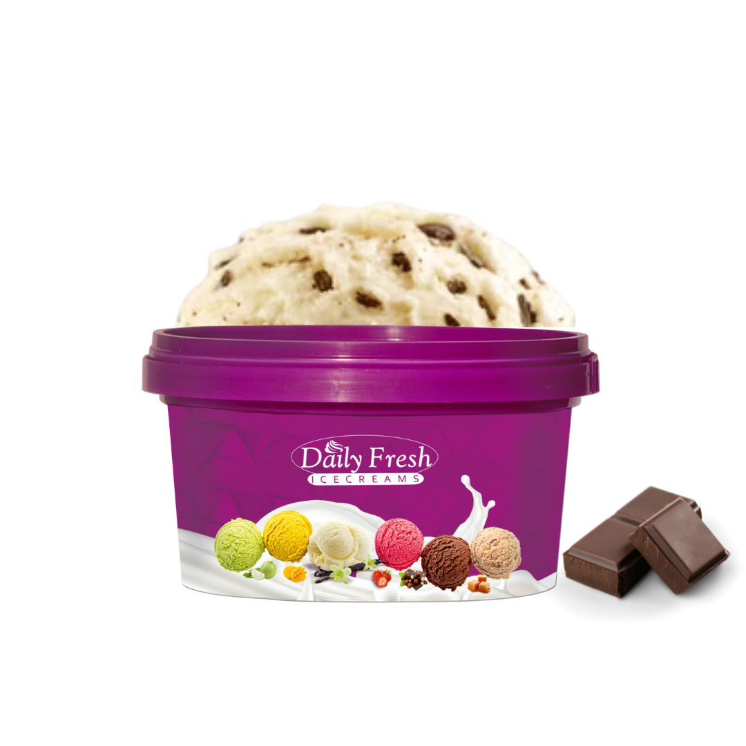 Choco-Chip Vanilla ice cream
