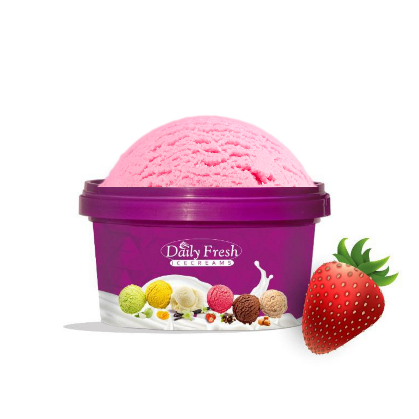Sweet Strawberry Ice Cream