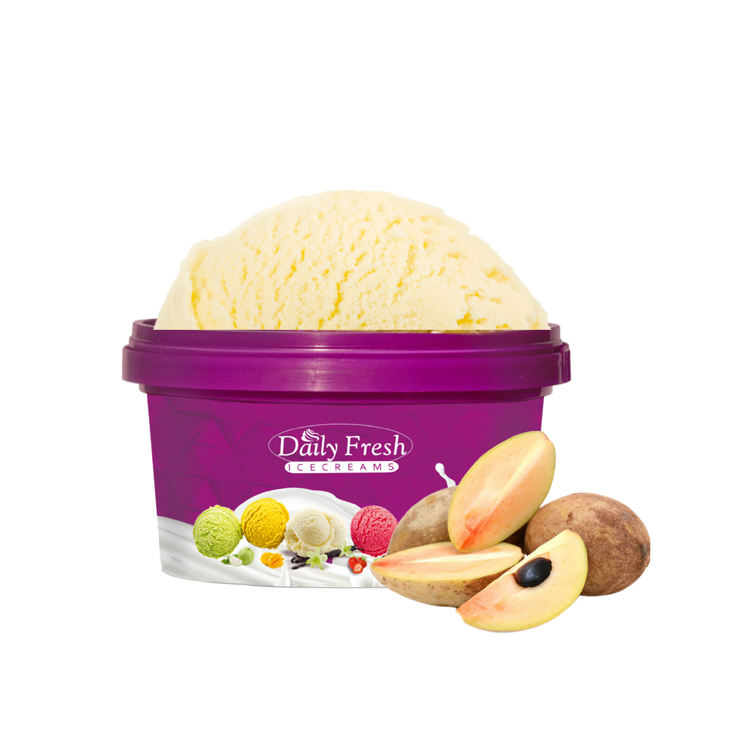 Simple Superb Sapota Ice Cream